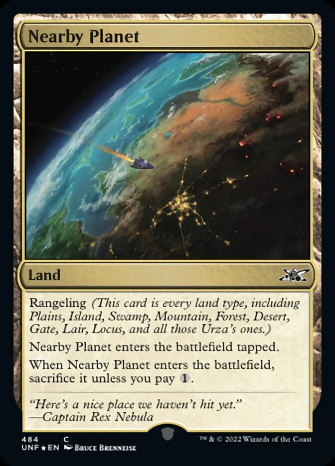 Nearby Planet (Galaxy Foil) [Unfinity] | Jack's On Queen