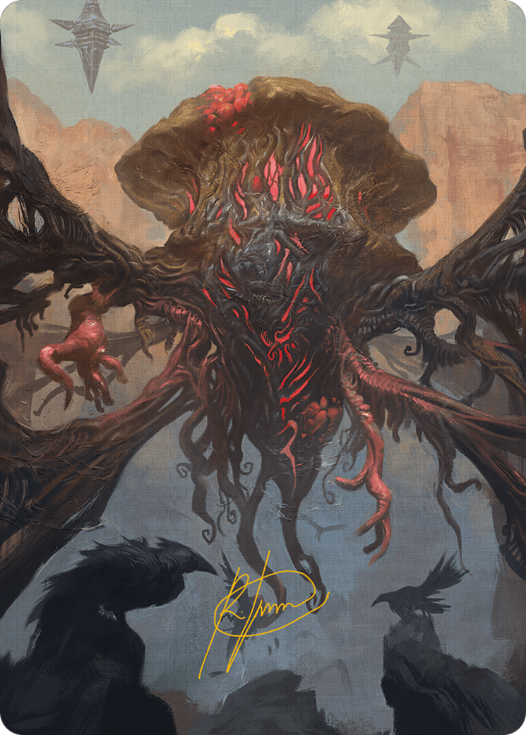 Inversion Behemoth Art Card (Gold-Stamped Signature) [Modern Horizons 3 Art Series] | Jack's On Queen