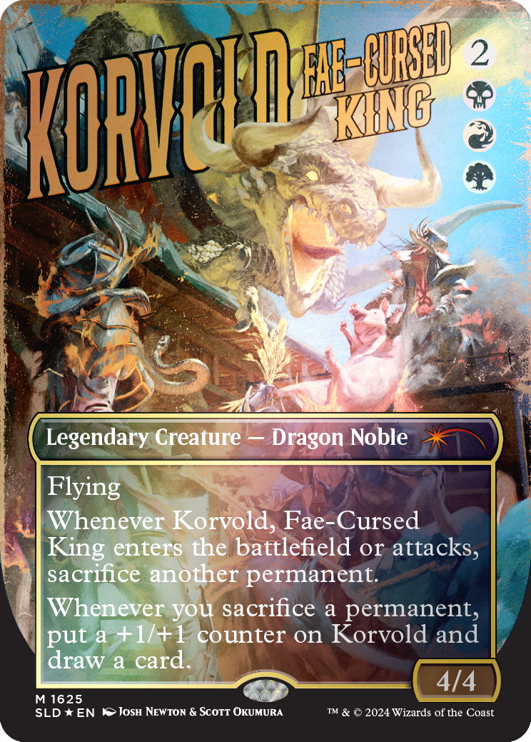 Korvold, Fae-Cursed King (Rainbow Foil) [Secret Lair Drop Series] | Jack's On Queen