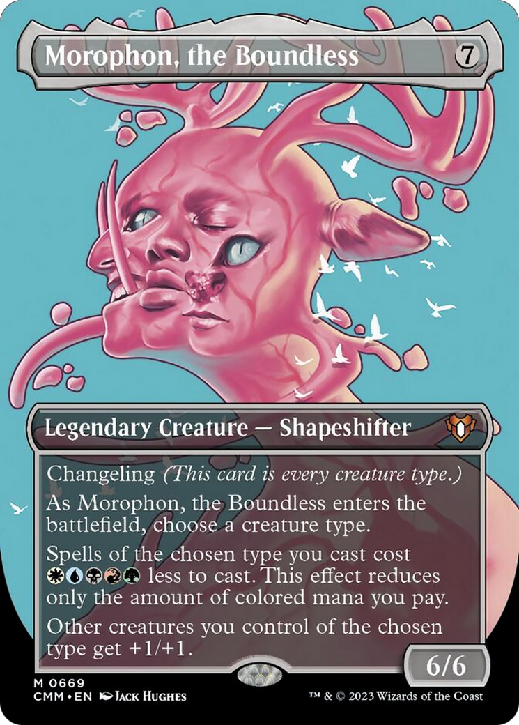 Morophon, the Boundless (Borderless Profile) [Commander Masters] | Jack's On Queen