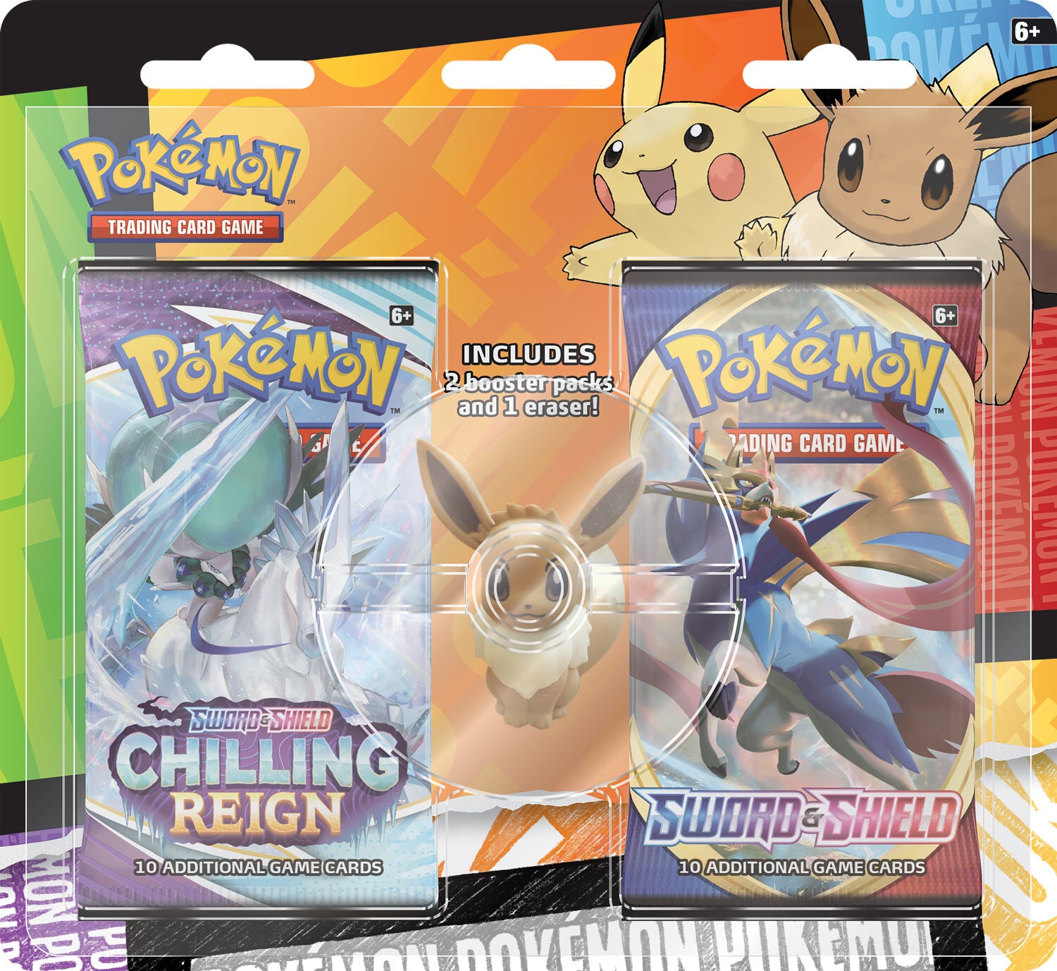 Back to School Eraser Blister (Eevee) | Jack's On Queen