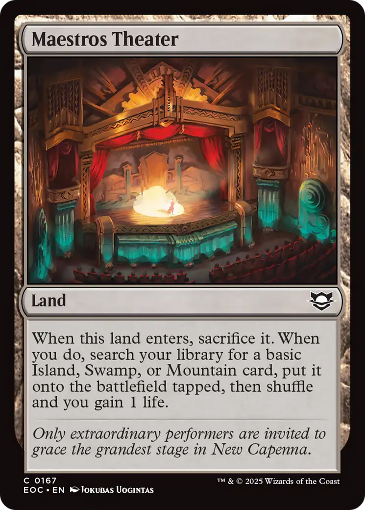 Maestros Theater [Edge of Eternities Commander] | Jack's On Queen