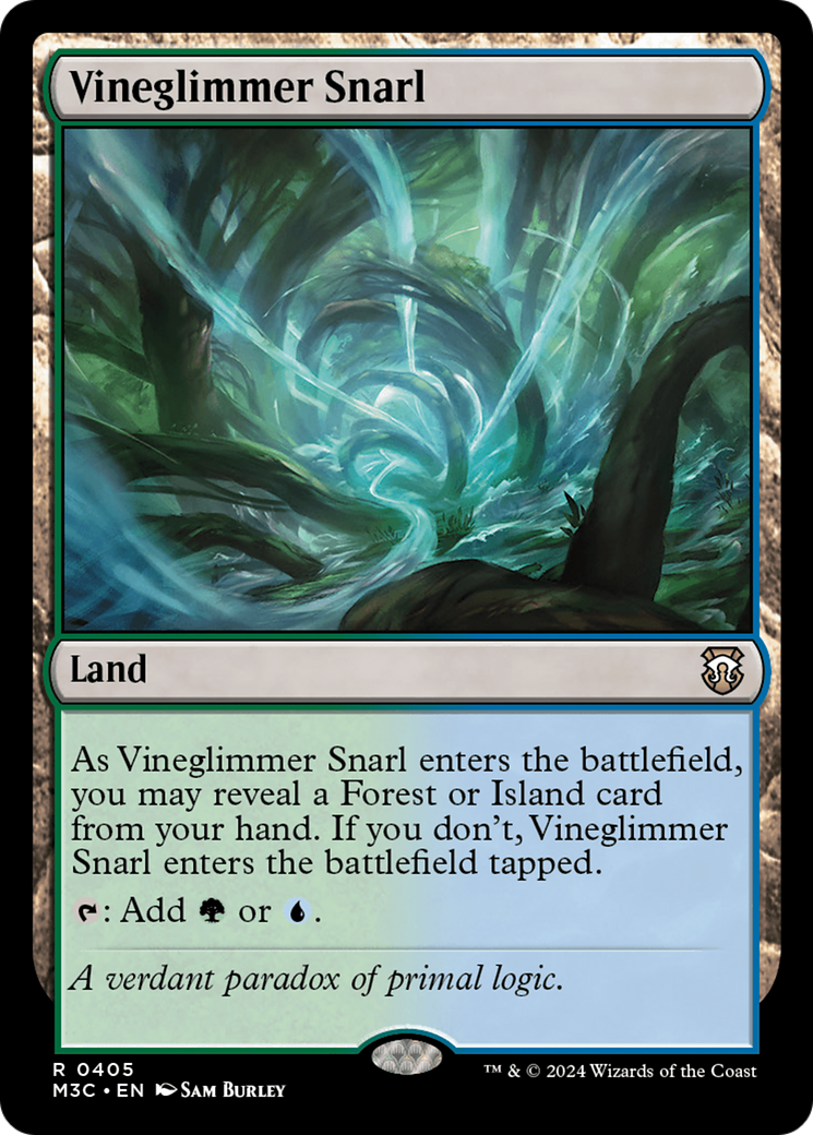 Vineglimmer Snarl (Ripple Foil) [Modern Horizons 3 Commander] | Jack's On Queen