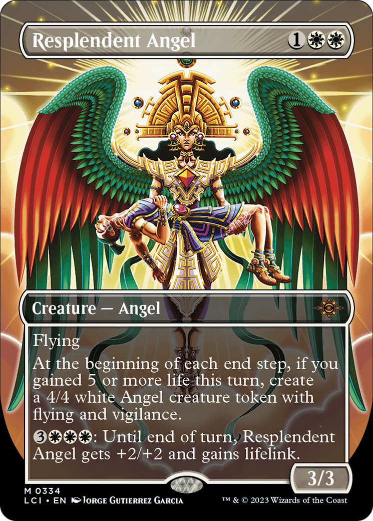 Resplendent Angel (Borderless) [The Lost Caverns of Ixalan] | Jack's On Queen
