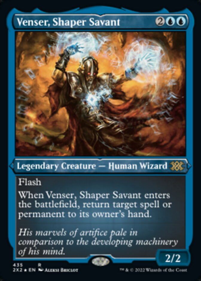 Venser, Shaper Savant (Foil Etched) [Double Masters 2022] | Jack's On Queen