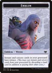 Soldier (004) // Wrenn and Six Emblem (021) Double-Sided Token [Modern Horizons Tokens] | Jack's On Queen