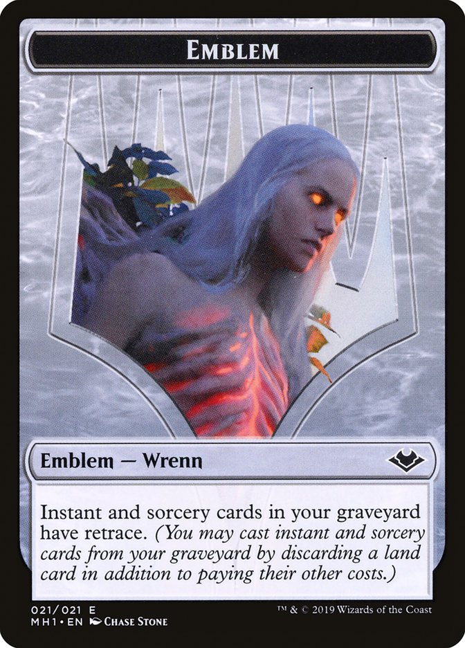 Illusion (005) // Wrenn and Six Emblem (021) Double-Sided Token [Modern Horizons Tokens] | Jack's On Queen