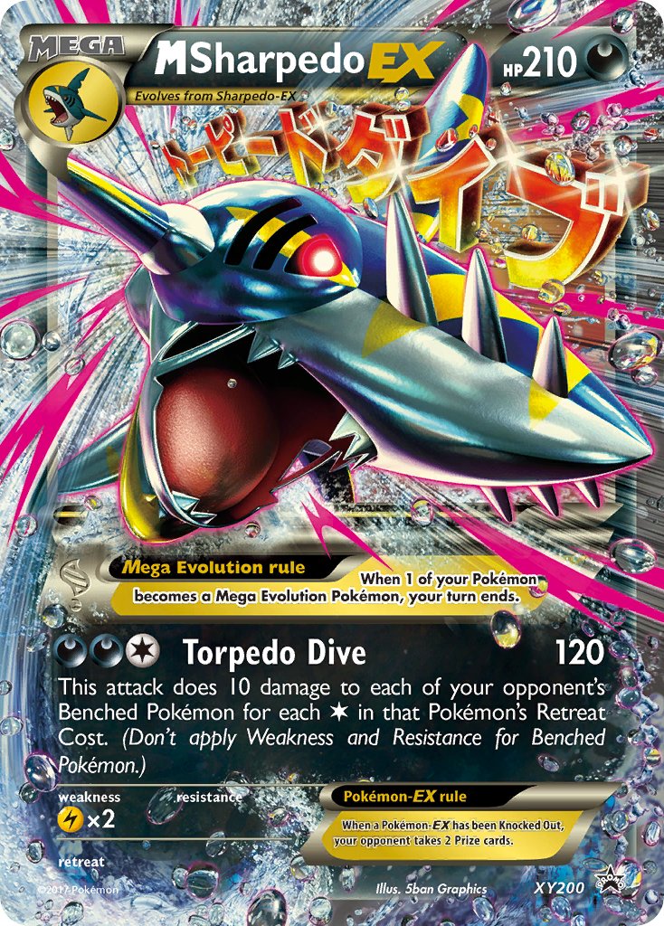 M Sharpedo EX (XY200) [XY: Black Star Promos] | Jack's On Queen