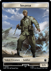 Soldier // Mark of the Rani Double-Sided Token [Doctor Who Tokens] | Jack's On Queen