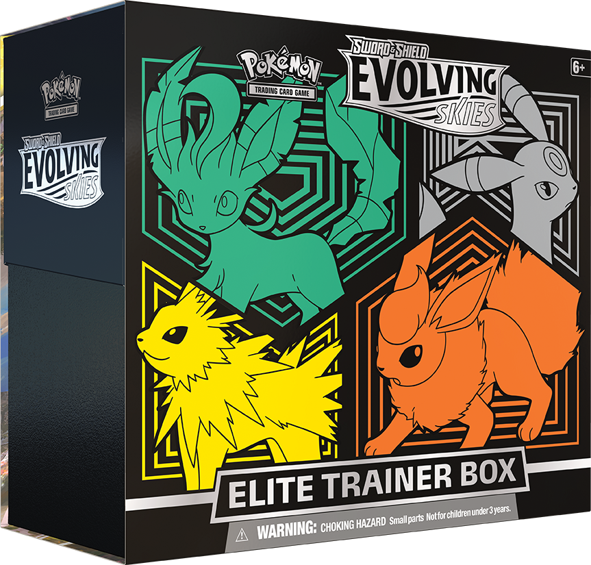 Sword & Shield: Evolving Skies - Elite Trainer Box (Flareon/Jolteon/Umbreon/Leafeon) | Jack's On Queen