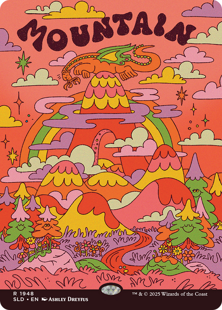 Mountain (1948) (Rainbow Foil) [Secret Lair Drop Series] | Jack's On Queen