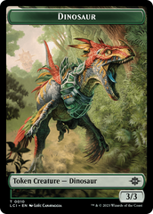 Gnome // Dinosaur (0010) Double-Sided Token [The Lost Caverns of Ixalan Tokens] | Jack's On Queen