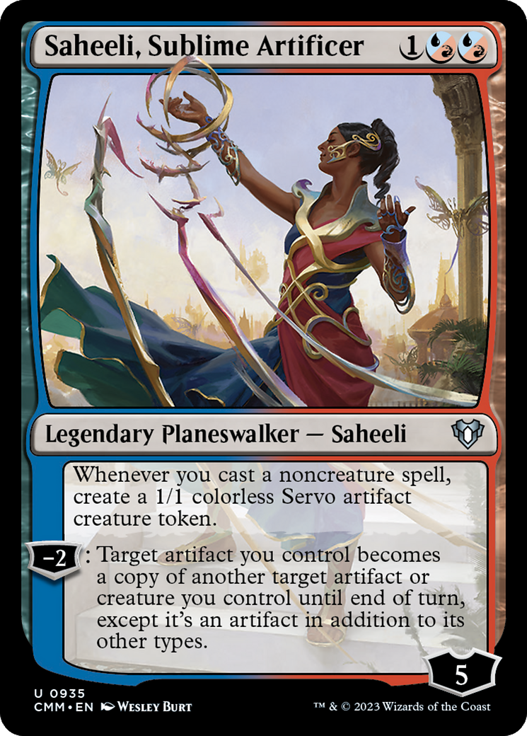 Saheeli, Sublime Artificer [Commander Masters] | Jack's On Queen