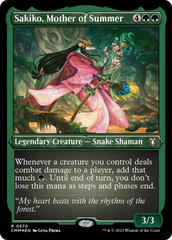 Sakiko, Mother of Summer (Foil Etched) [Commander Masters] | Jack's On Queen