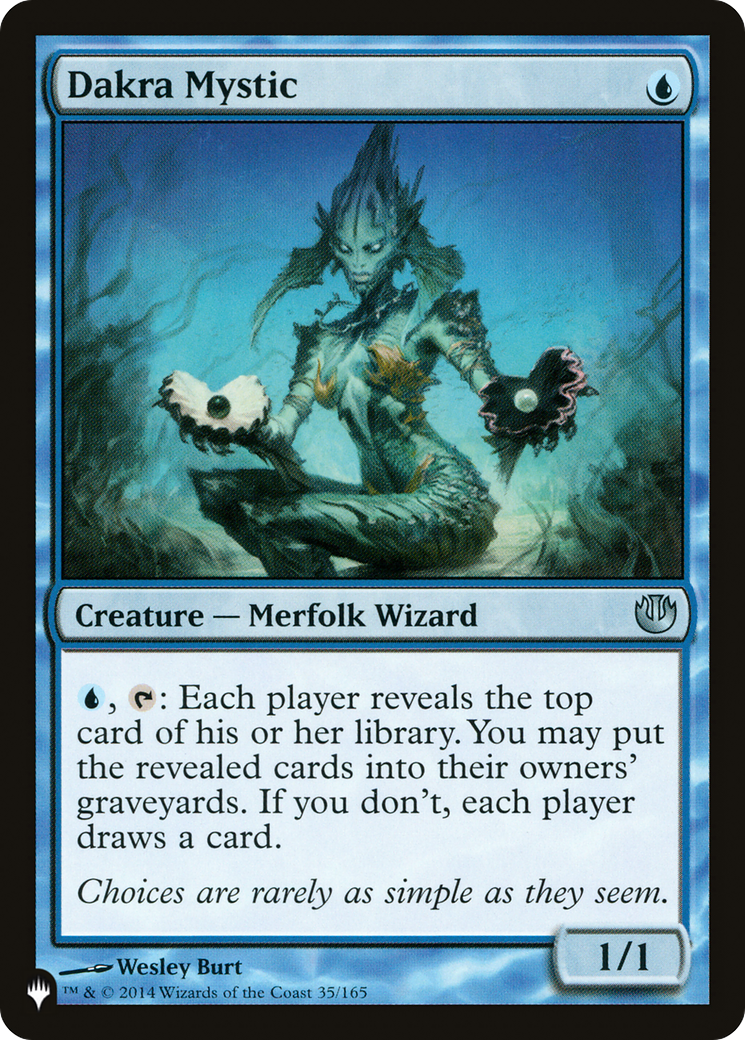 Dakra Mystic [The List Reprints] | Jack's On Queen