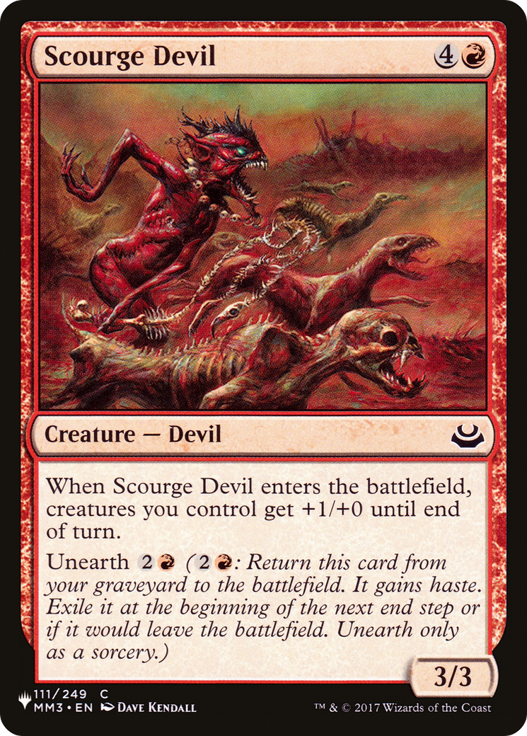 Scourge Devil [The List Reprints] | Jack's On Queen