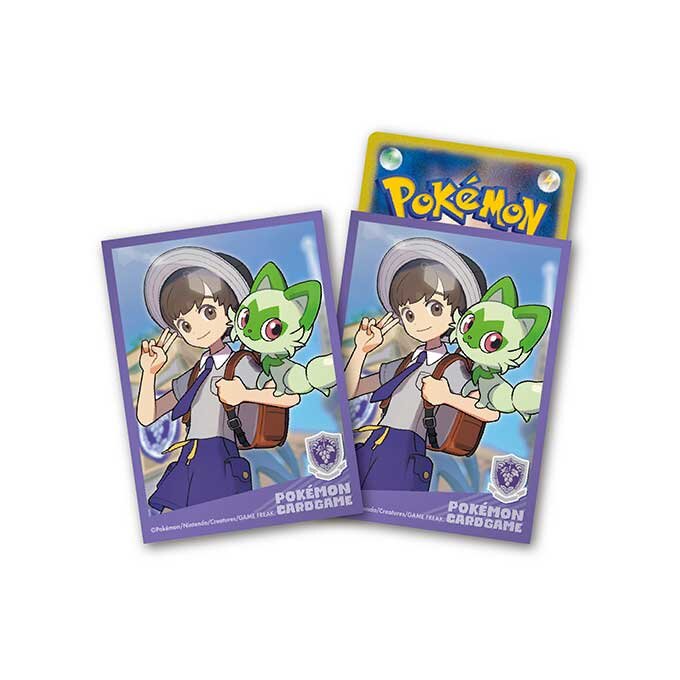 Card Sleeves - Pokemon Trainers Haruto & Sprigatito (64-Pack) (Pokemon Center Japan Exclusive) | Jack's On Queen
