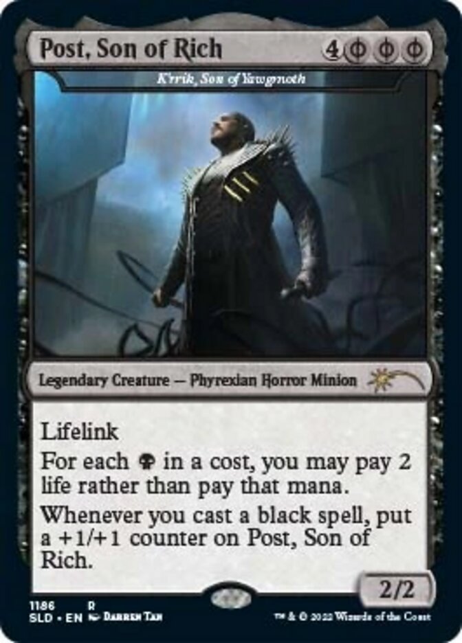 K'rrik, Son of Yawgmoth - Post, Son of Rich [Secret Lair Drop Series] | Jack's On Queen