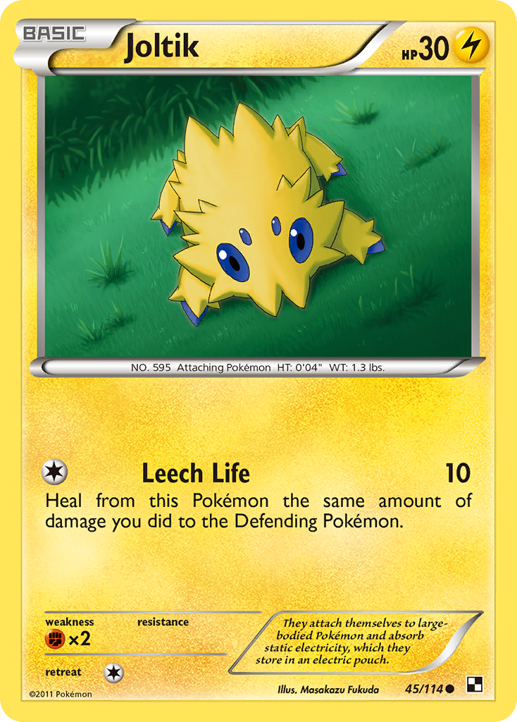 Joltik (45/114) [Black & White: Base Set] | Jack's On Queen