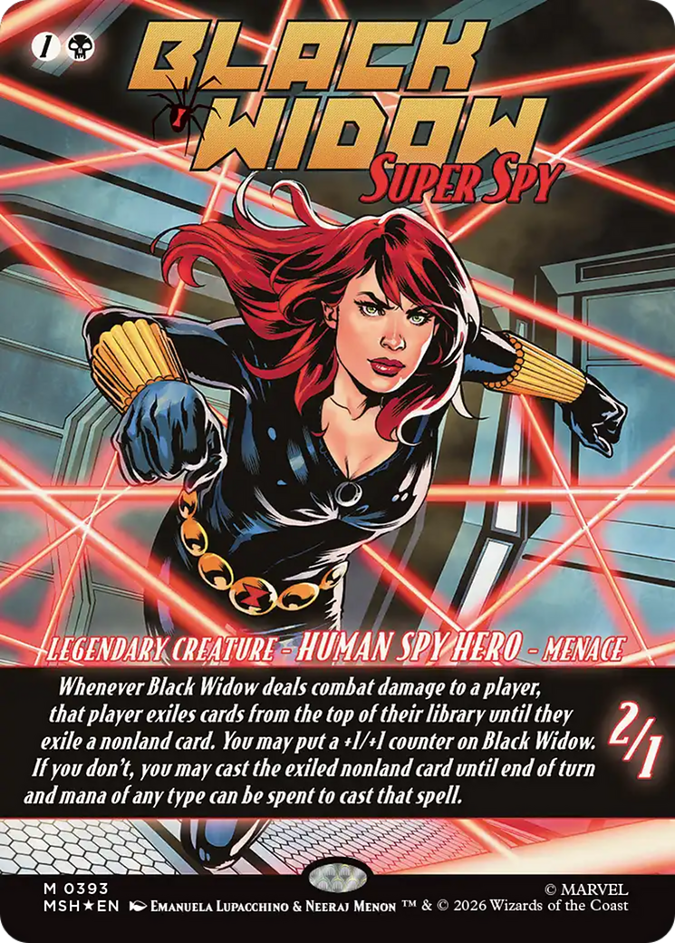 Black Widow, Super Spy (Borderless) (0393) [Marvel Super Heroes] | Jack's On Queen