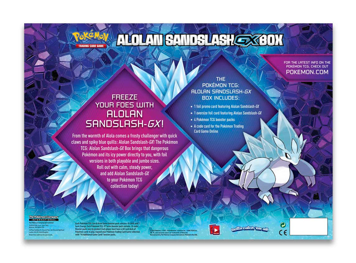 Alolan Sandslash GX Box | Jack's On Queen