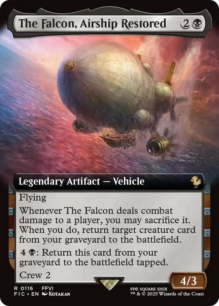 The Falcon, Airship Restored (Extended Art) [FINAL FANTASY Commander] | Jack's On Queen