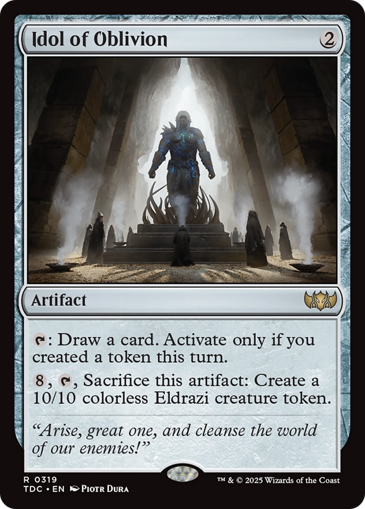 Idol of Oblivion [Tarkir: Dragonstorm Commander] | Jack's On Queen