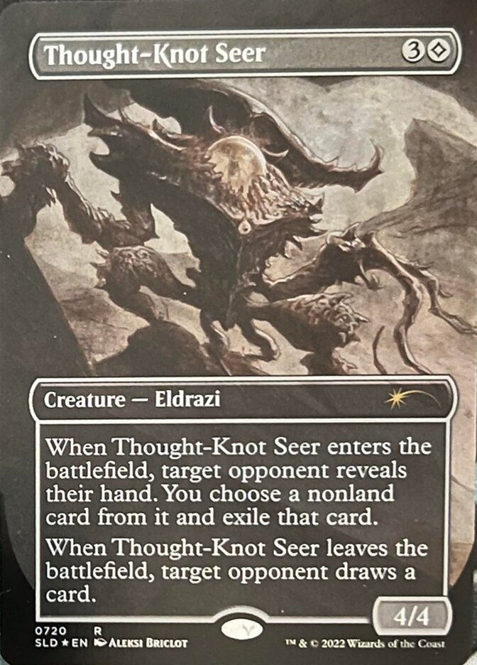 Thought-Knot Seer (720) (Borderless) [Secret Lair Drop Promos] | Jack's On Queen