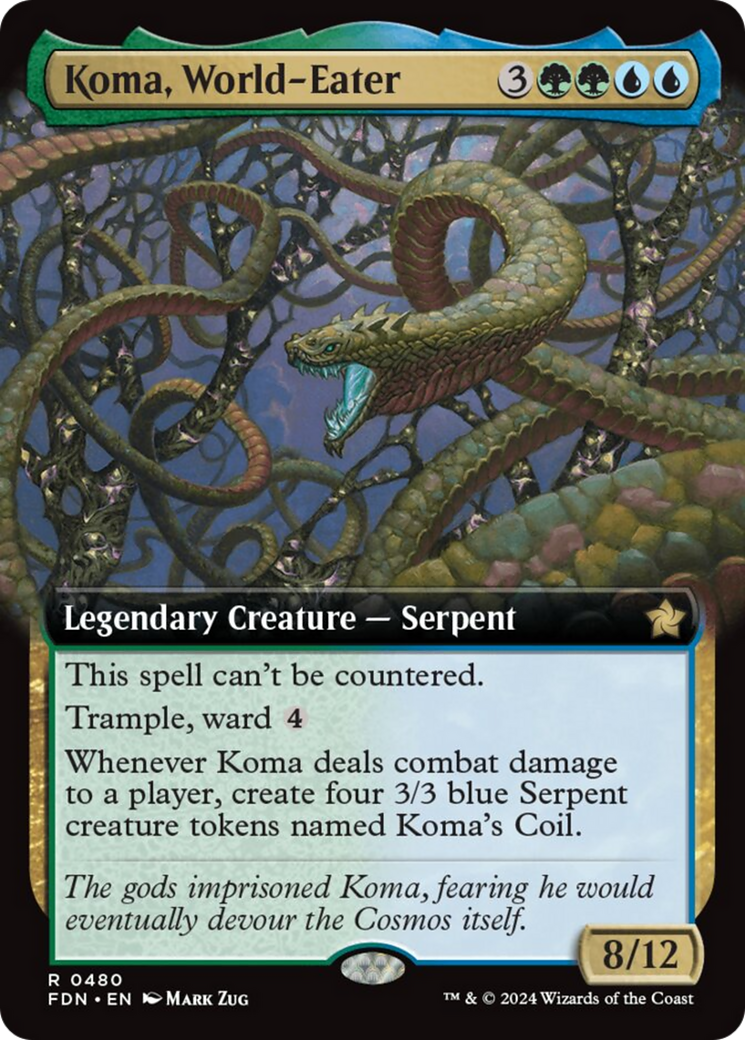 Koma, World-Eater (Extended Art) [Foundations] | Jack's On Queen