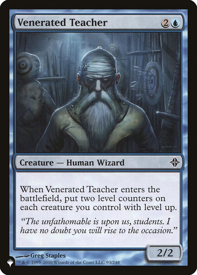 Venerated Teacher [The List] | Jack's On Queen