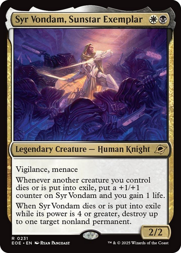 Syr Vondam, Sunstar Exemplar [Edge of Eternities] | Jack's On Queen