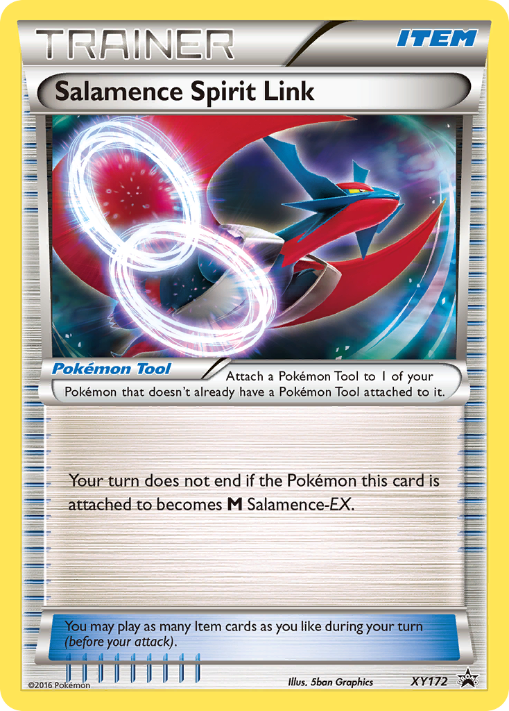 Salamence Spirit Link (XY172) [XY: Black Star Promos] | Jack's On Queen