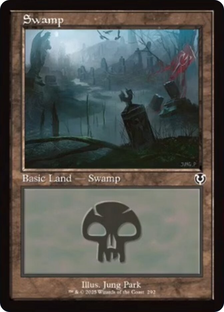 Swamp (292) (Retro Frame) [Innistrad Remastered] | Jack's On Queen