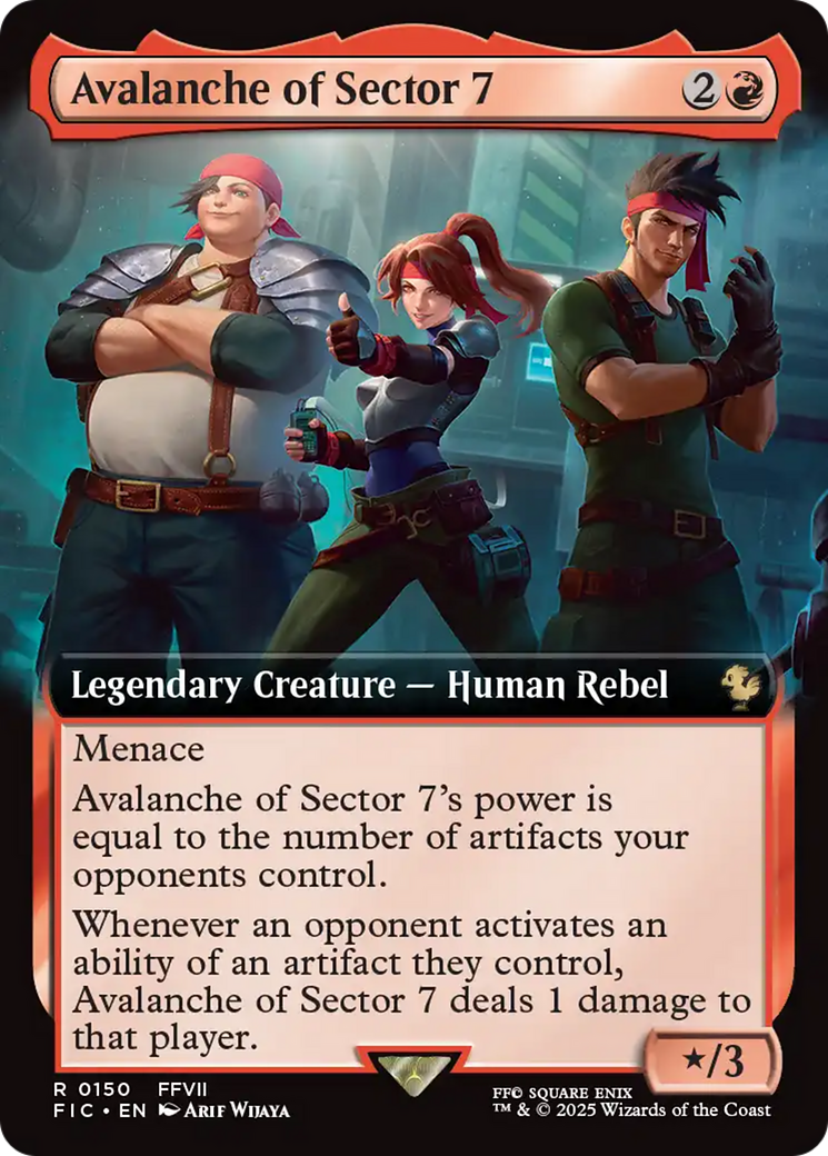 Avalanche of Sector 7 (Extended Art) [FINAL FANTASY Commander] | Jack's On Queen