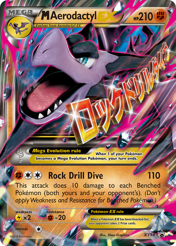 M Aerodactyl EX (XY98) [XY: Black Star Promos] | Jack's On Queen