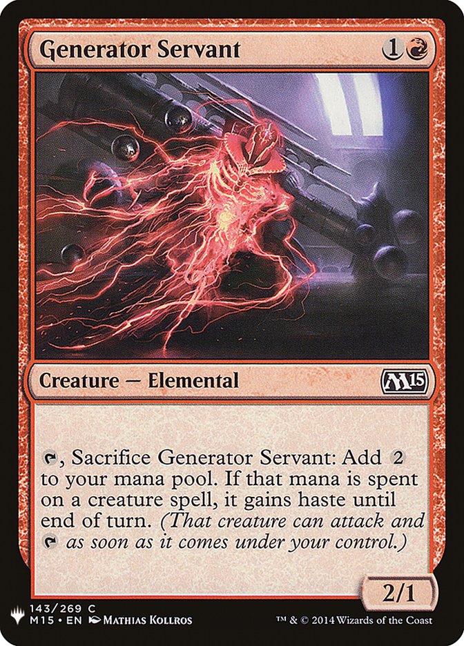 Generator Servant [Mystery Booster] | Jack's On Queen