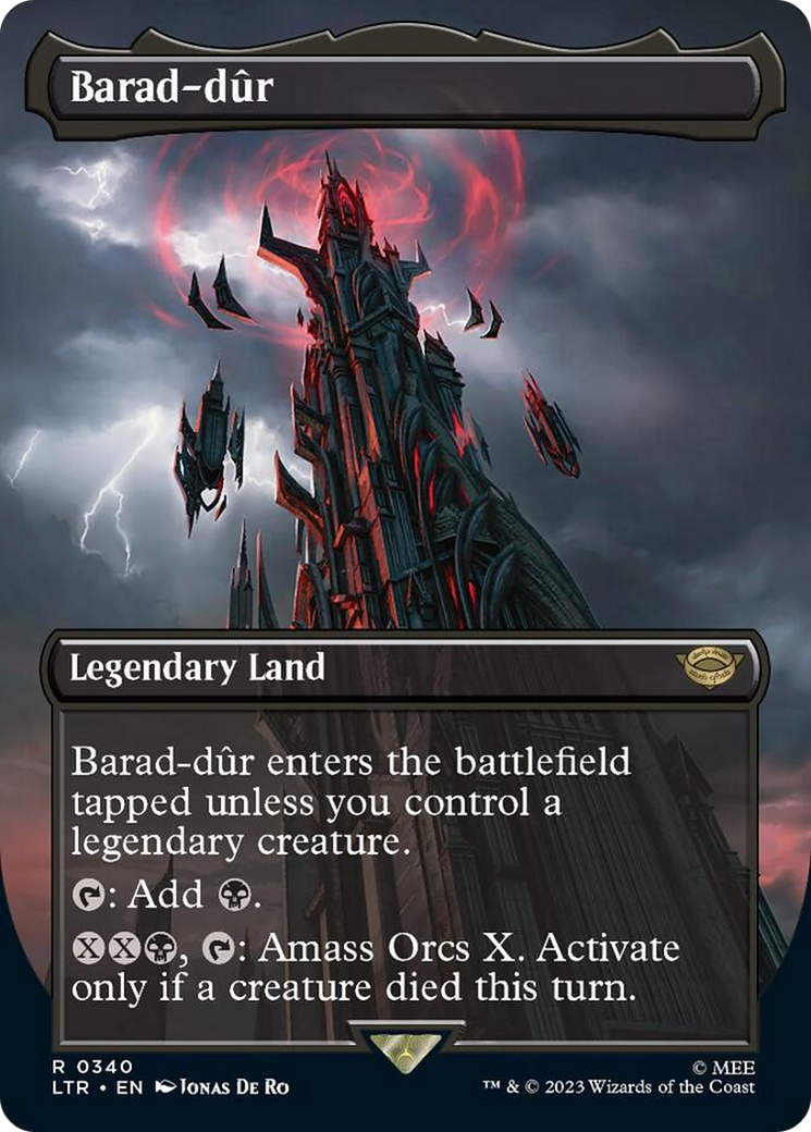 Barad-dur (Borderless Alternate Art) (340) [The Lord of the Rings: Tales of Middle-Earth] | Jack's On Queen