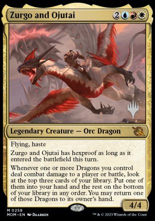 Zurgo and Ojutai (Promo Pack) [March of the Machine Promos] | Jack's On Queen