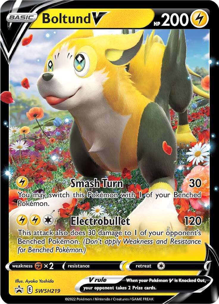 Boltund V (SWSH219) [Sword & Shield: Black Star Promos] | Jack's On Queen