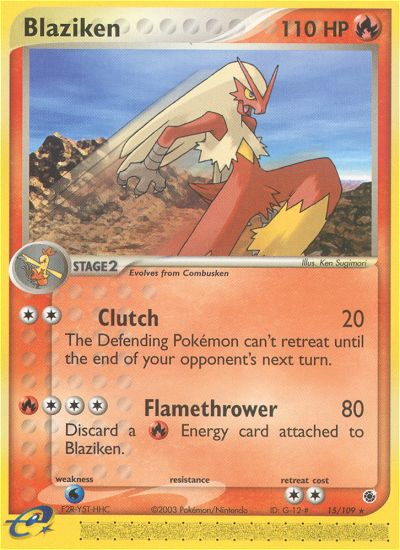 Blaziken (15/109) [EX: Ruby & Sapphire] | Jack's On Queen