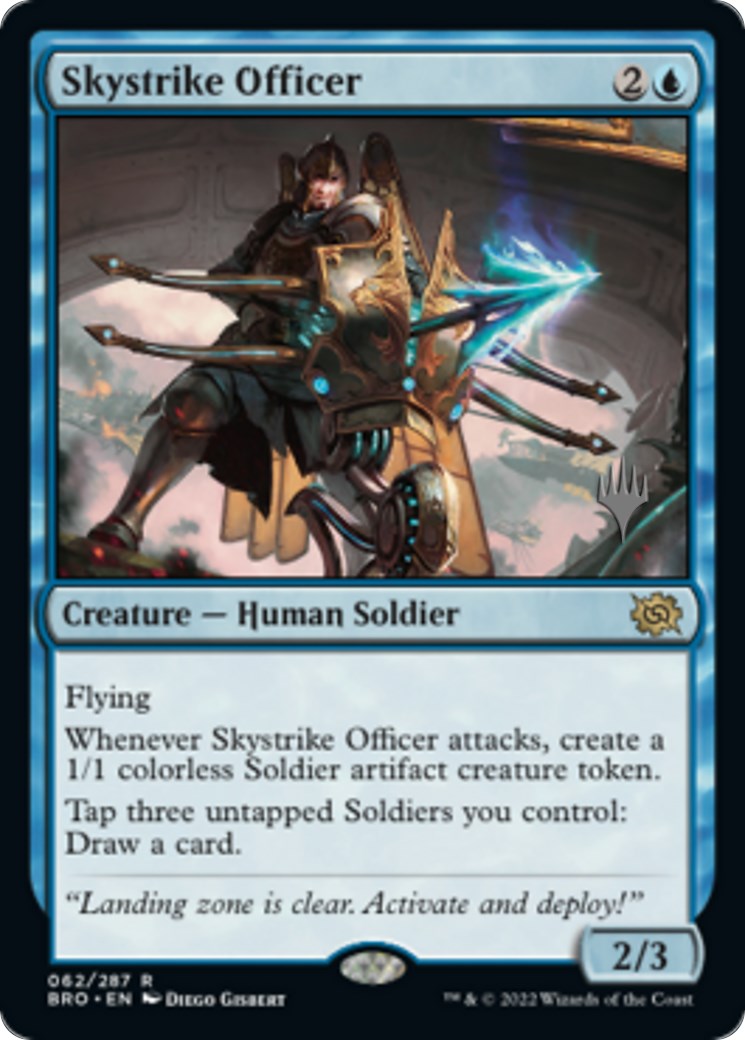 Skystrike Officer (Promo Pack) [The Brothers' War Promos] | Jack's On Queen