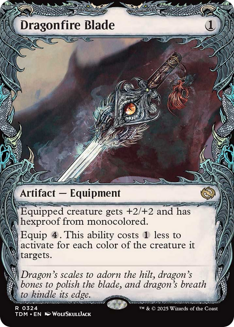 Dragonfire Blade (Showcase) [Tarkir: Dragonstorm] | Jack's On Queen