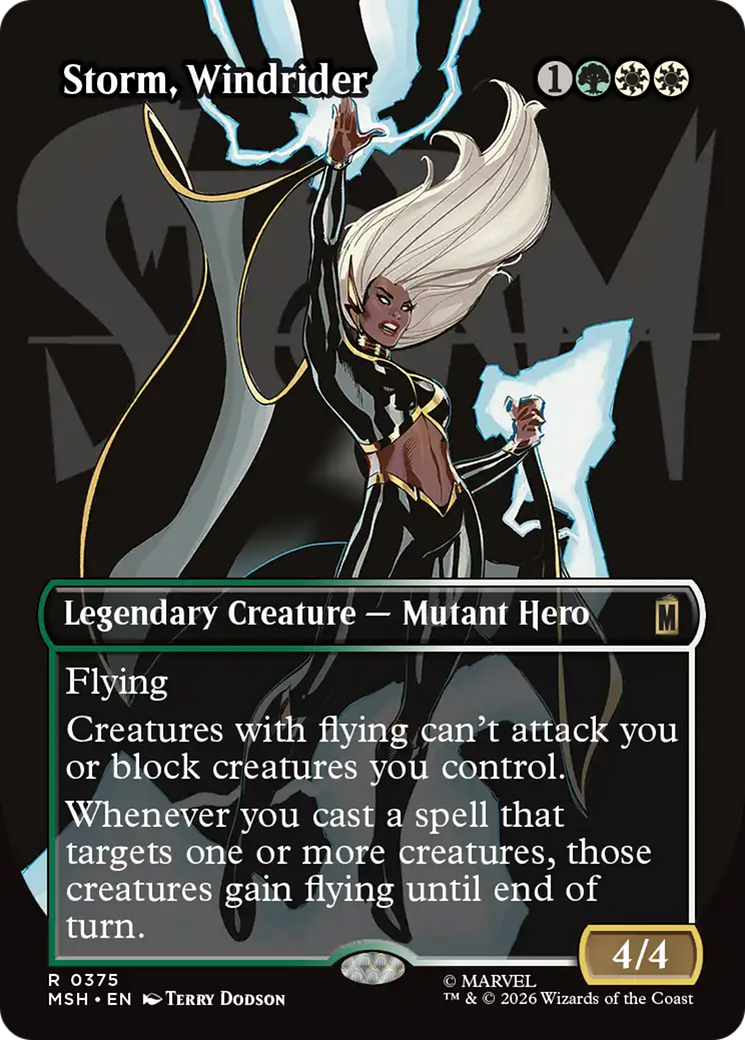 Storm, Windrider (Borderless) [Marvel Super Heroes] | Jack's On Queen