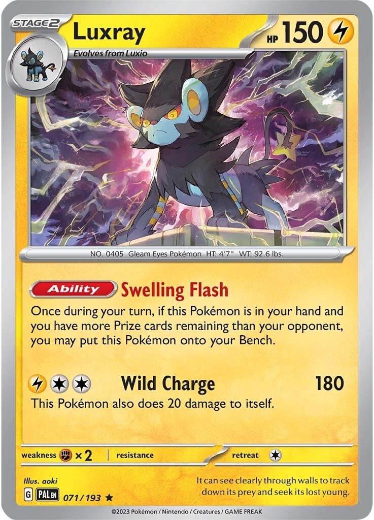 Luxray (071/193) [Scarlet & Violet: Paldea Evolved] | Jack's On Queen