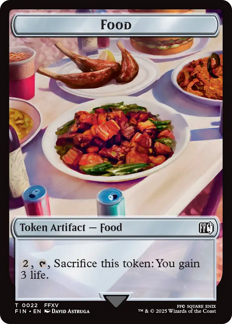 Hero (0004) // Food Double-Sided Token [FINAL FANTASY Tokens] | Jack's On Queen