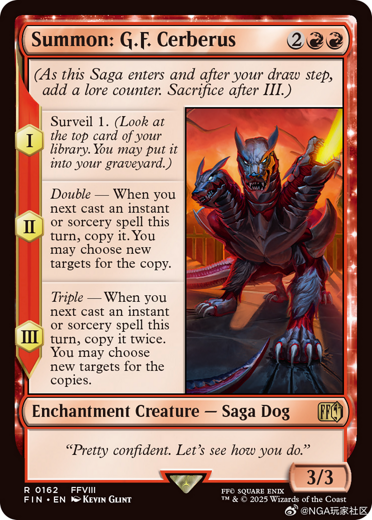 Summon: G.F. Cerberus [FINAL FANTASY] | Jack's On Queen