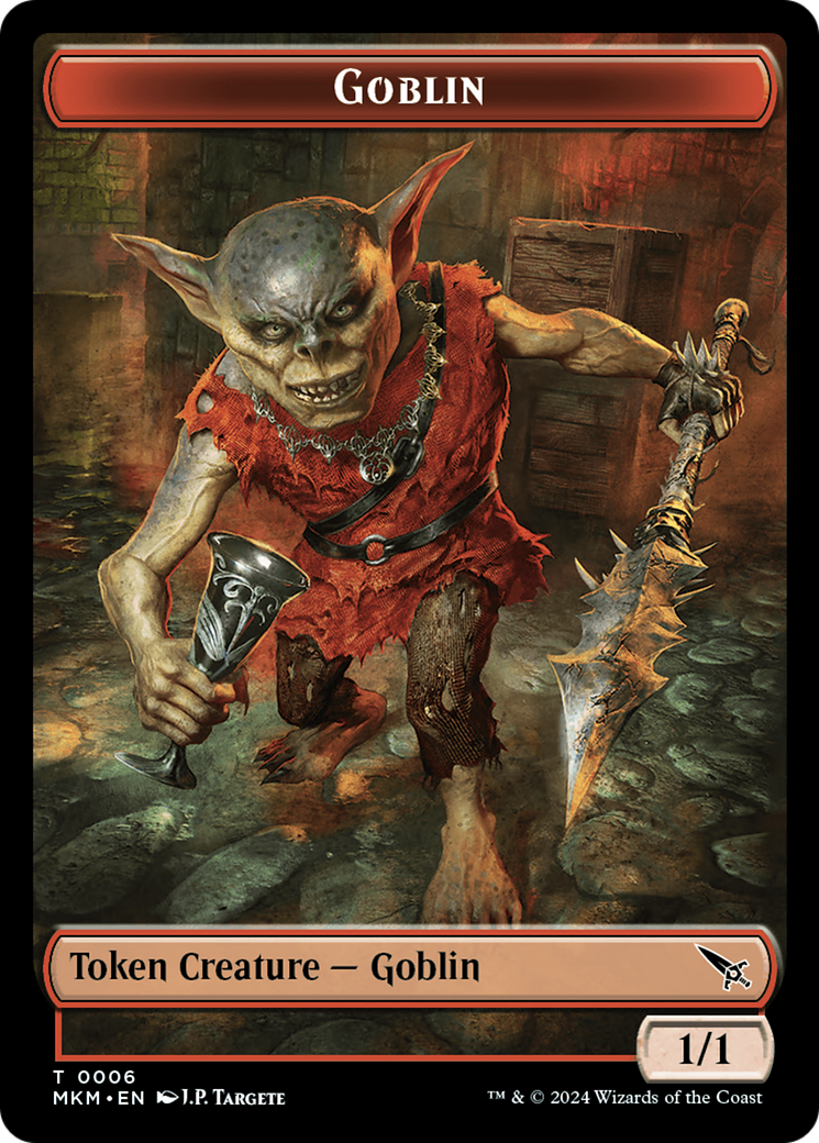 Detective // Goblin Double-Sided Token [Murders at Karlov Manor Tokens] | Jack's On Queen