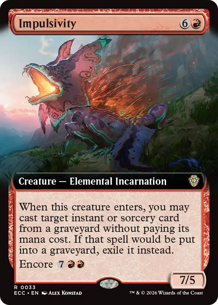 Impulsivity (Extended Art) [Lorwyn Eclipsed Commander] | Jack's On Queen