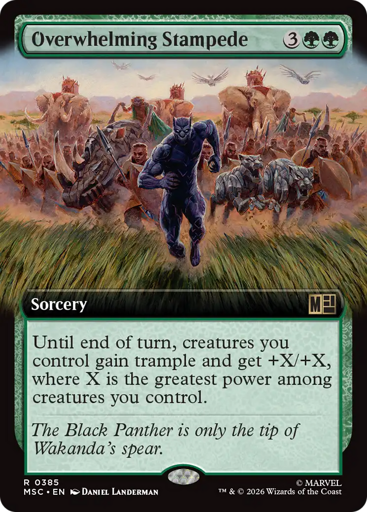 Overwhelming Stampede (Extended Art) [Marvel Super Heroes Commander] | Jack's On Queen