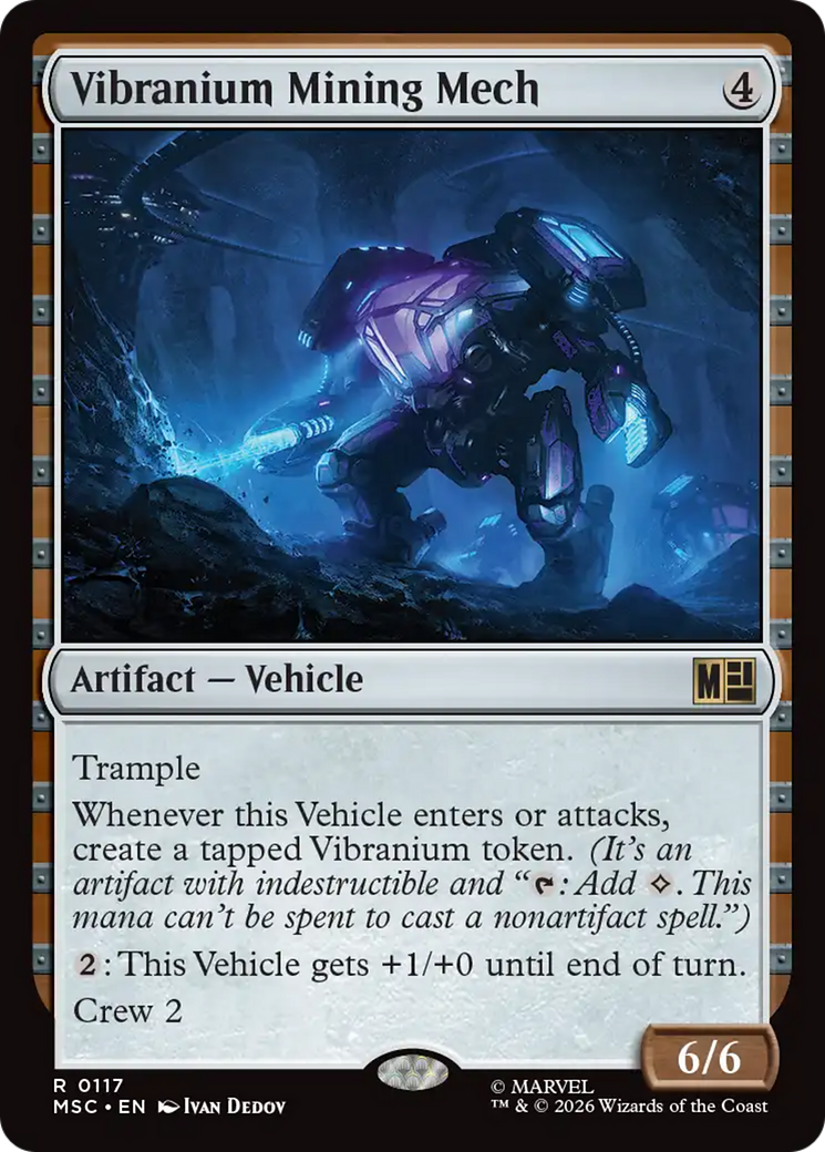 Vibranium Mining Mech (Surge Foil) [Marvel Super Heroes Commander] | Jack's On Queen
